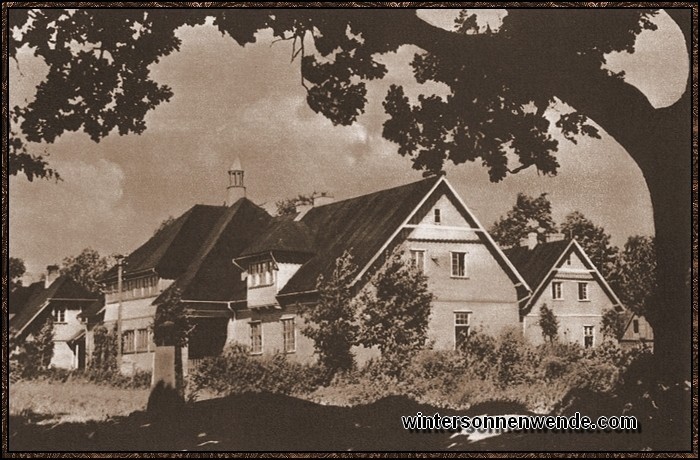 Die deutsche Schule in Neuhausen bei Hasenpot in Lettland.