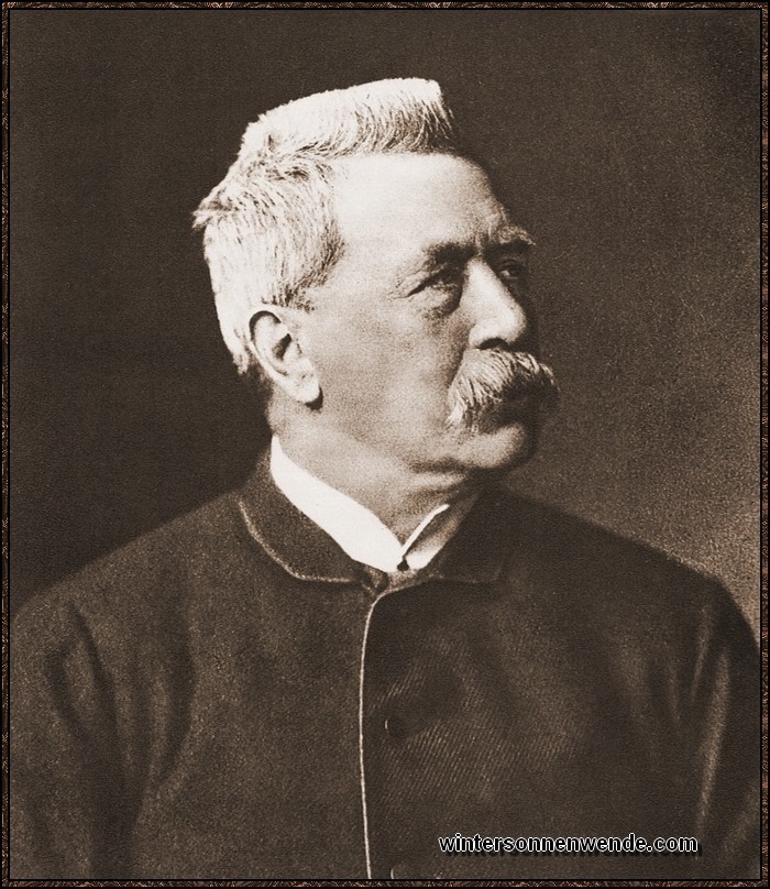 Arnold Böcklin, *1827 in Basel, Schweiz, †1901 in Fiesole, Italien. Der
Maler der mythologisch beseelten Natur.