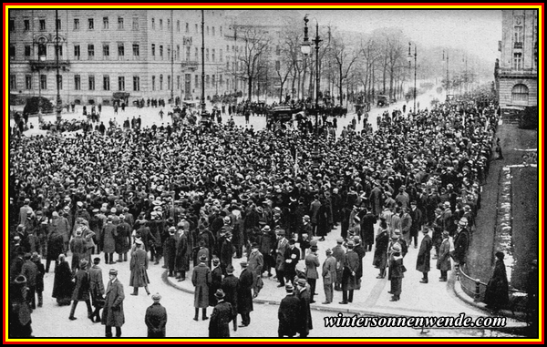 Kapp-Putsch März 1920: Potsdamer Platz in Berlin.