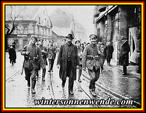 1920: Verhaftung des Spartakistenführers Fuldzennek im Ruhrgebiet.