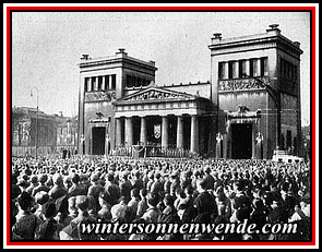 Vereidigung der politischen Leiter in München, 25. Februar 1934.