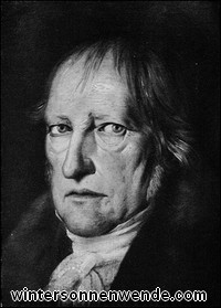  Georg Wilhelm Friedrich Hegel.