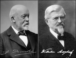 Gottlieb Daimler und Wilhelm Maybach.