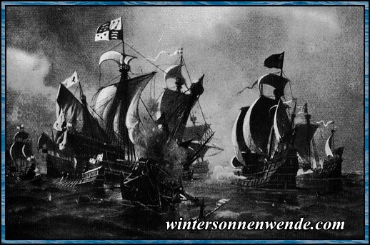 Paul Benekes Sieg über eine englische Flotte 1468.
