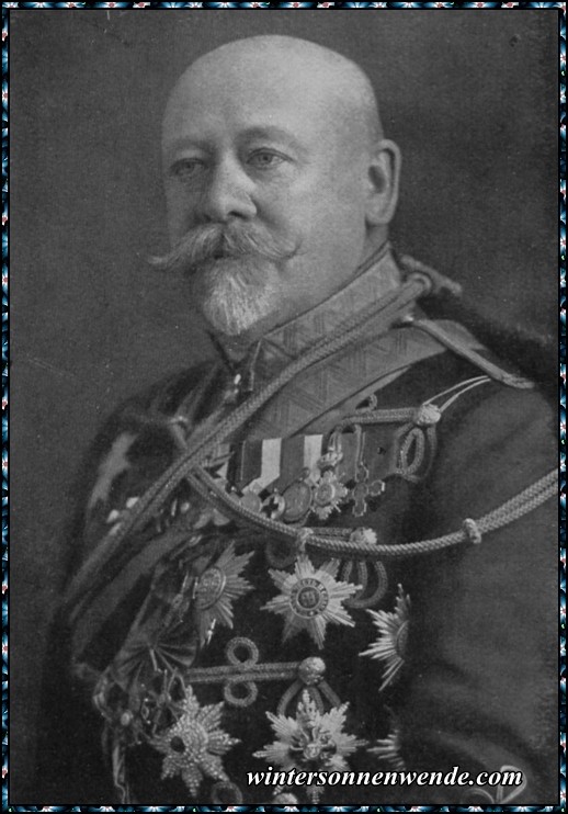 General Suchomlinow, russischer Kriegsminister.