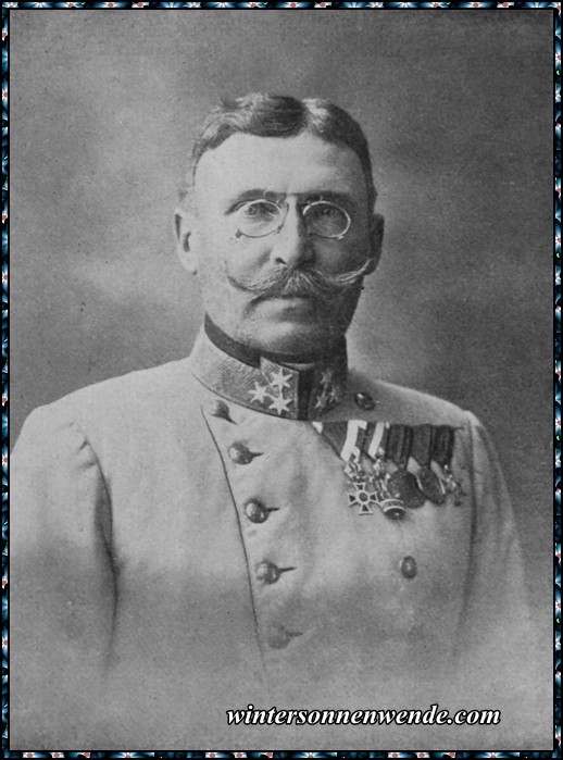General Moritz von Auffenberg.