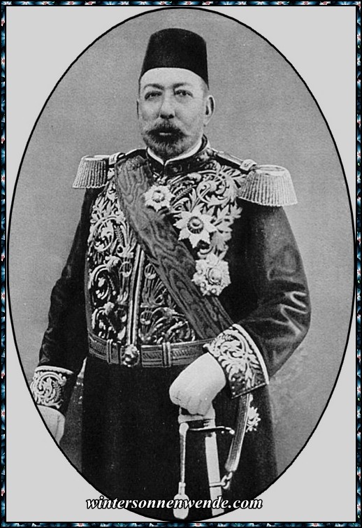 Mohammed V., Großsultan der Türkei.