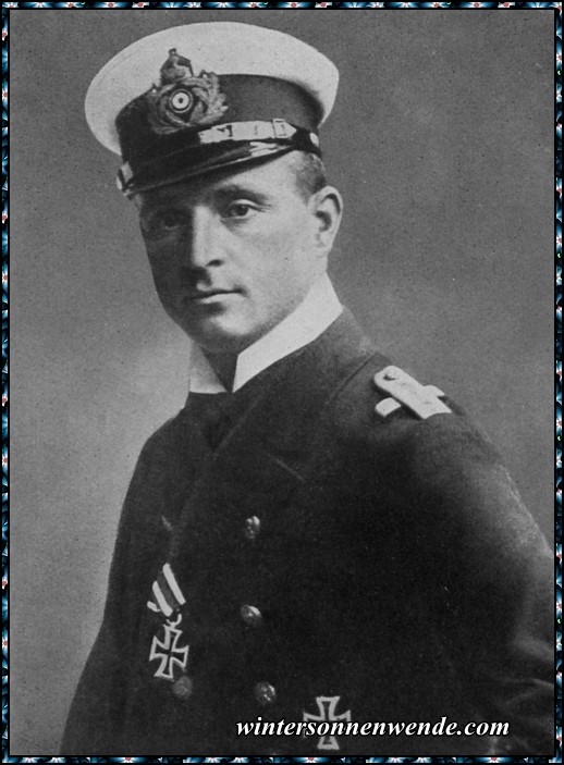 Kapitänleutnant Otto Weddigen, der Held von U9 und U29.