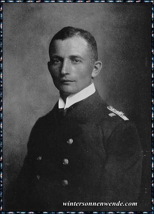 Kapitänleutnant Thierfelder, Führer des erfolgreichen Hilfskreuzers
'Kronprinz Wilhelm'.