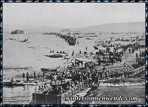 Ankunft indischer Truppen am Suezkanal.