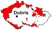 Lage von Dobris