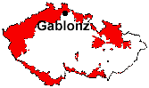 Lage von Gablonz