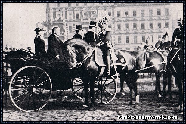 Kriegsminister Lord Haldane als Vertreter der englischen Regierung
in Berlin [September] 1906.