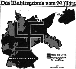 Das Wahlergebnis vom 29. März 1936