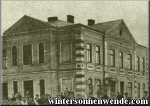 Building of the officers' mess in Garwolin, prior to renovations.
