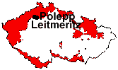 location of Polepp and Leitmeritz