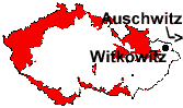 location of Witkowitz and Auschwitz